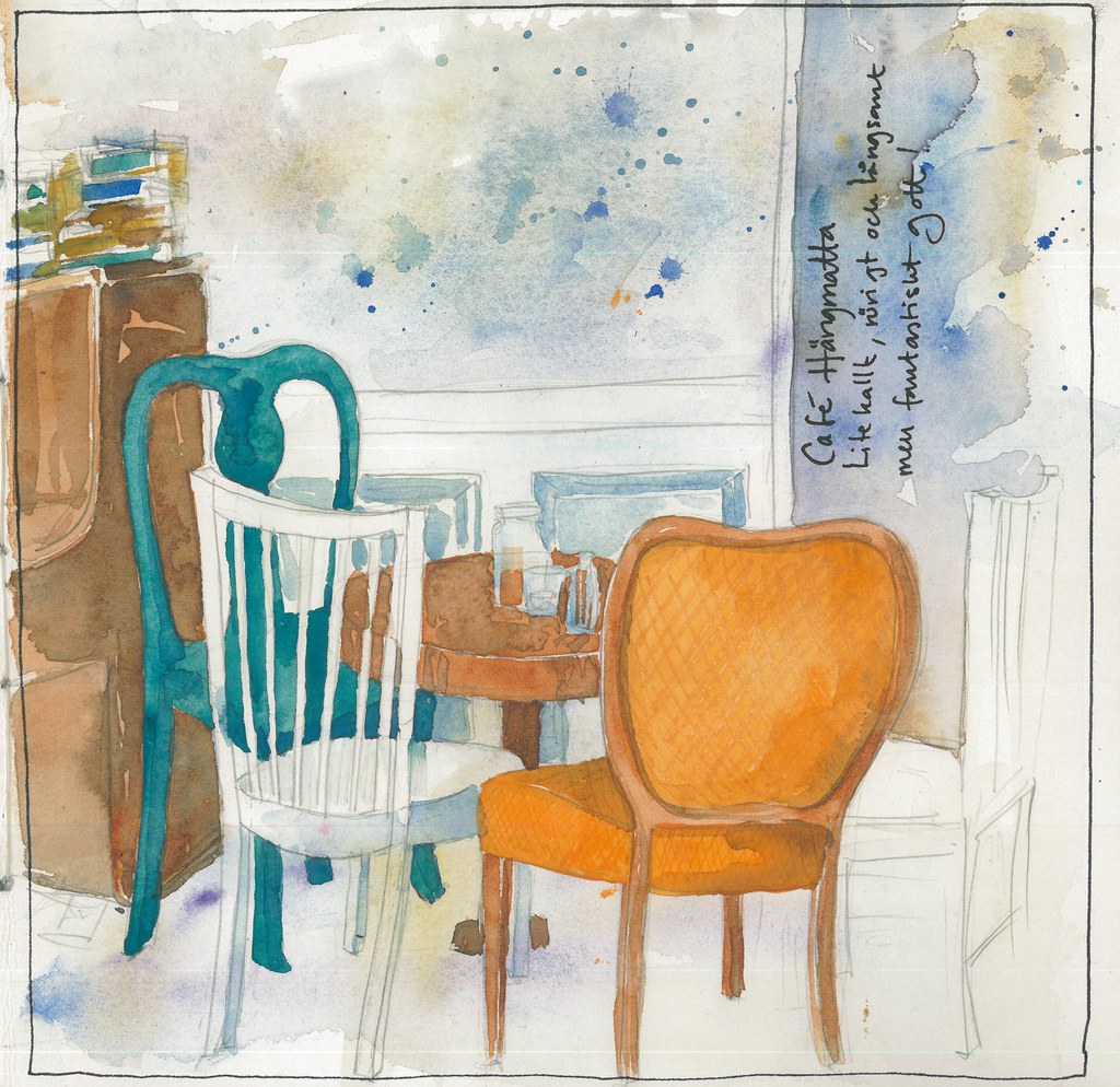 Cafe interior from Hängmatta